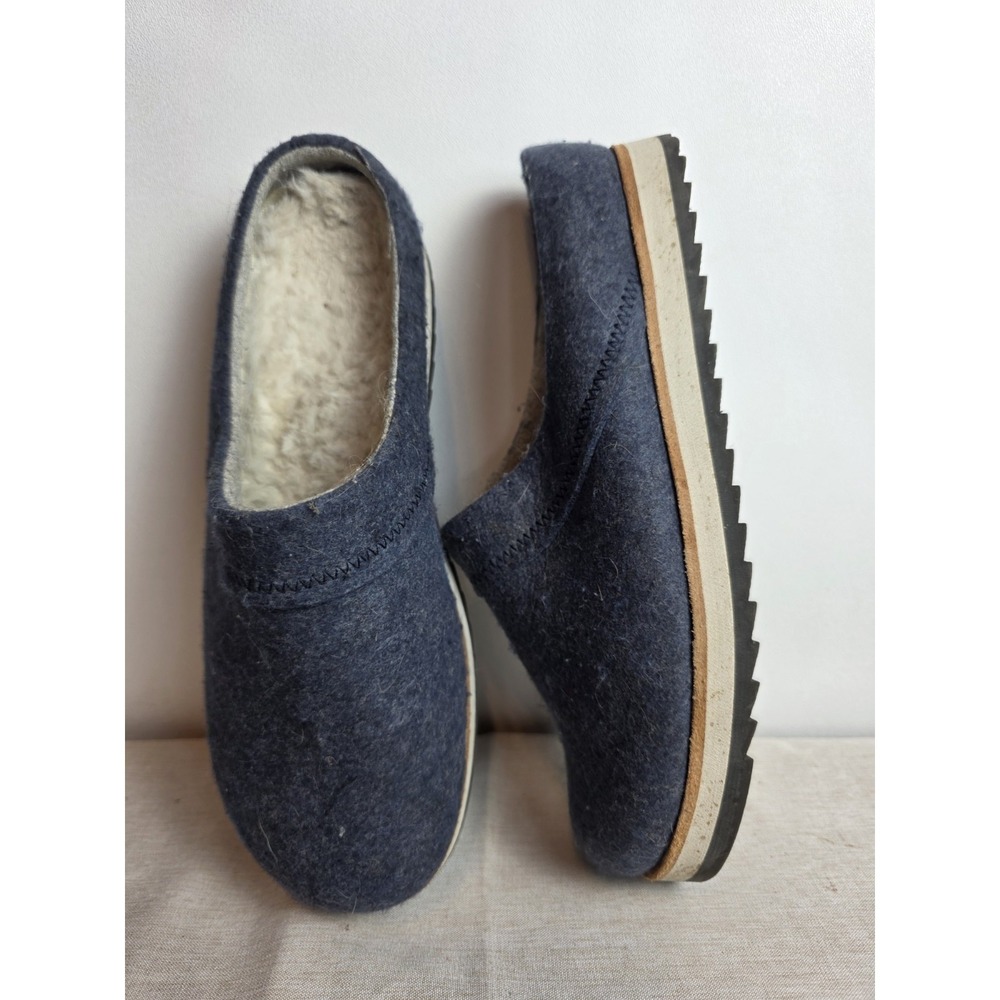 Merrell Women's Juno Wool Clog Size 8.5 Blue Fabric Casual Slip On Shoe